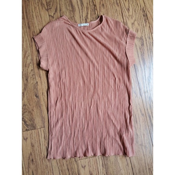 Zara womens short sleeve tunic size S - Picture 1 of 3